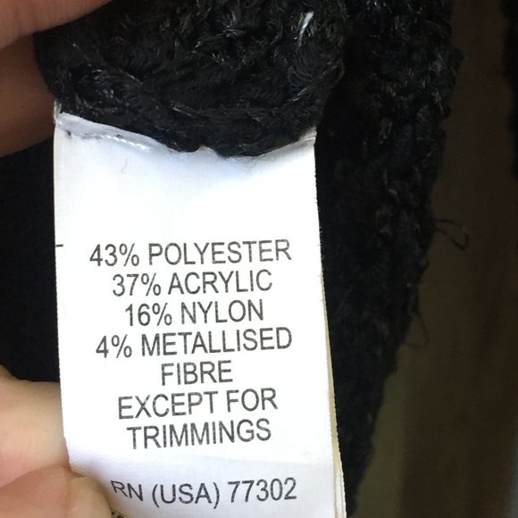 Zara Knit black sequin cardigan - size S - Picture 4 of 11